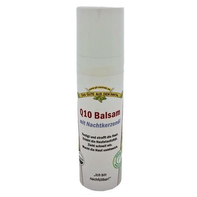 Q10 Balm with Evening Primrose Oil, 75 ml Pump Dispenser