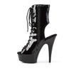 Pleaser DELIGHT-1016 Black Patent/Black UK 5 (EU 38) view 3