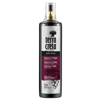 Terra Creta Balsamic Vinegar Spray from Crete – Sweet-Tart Flavor – 250 ml