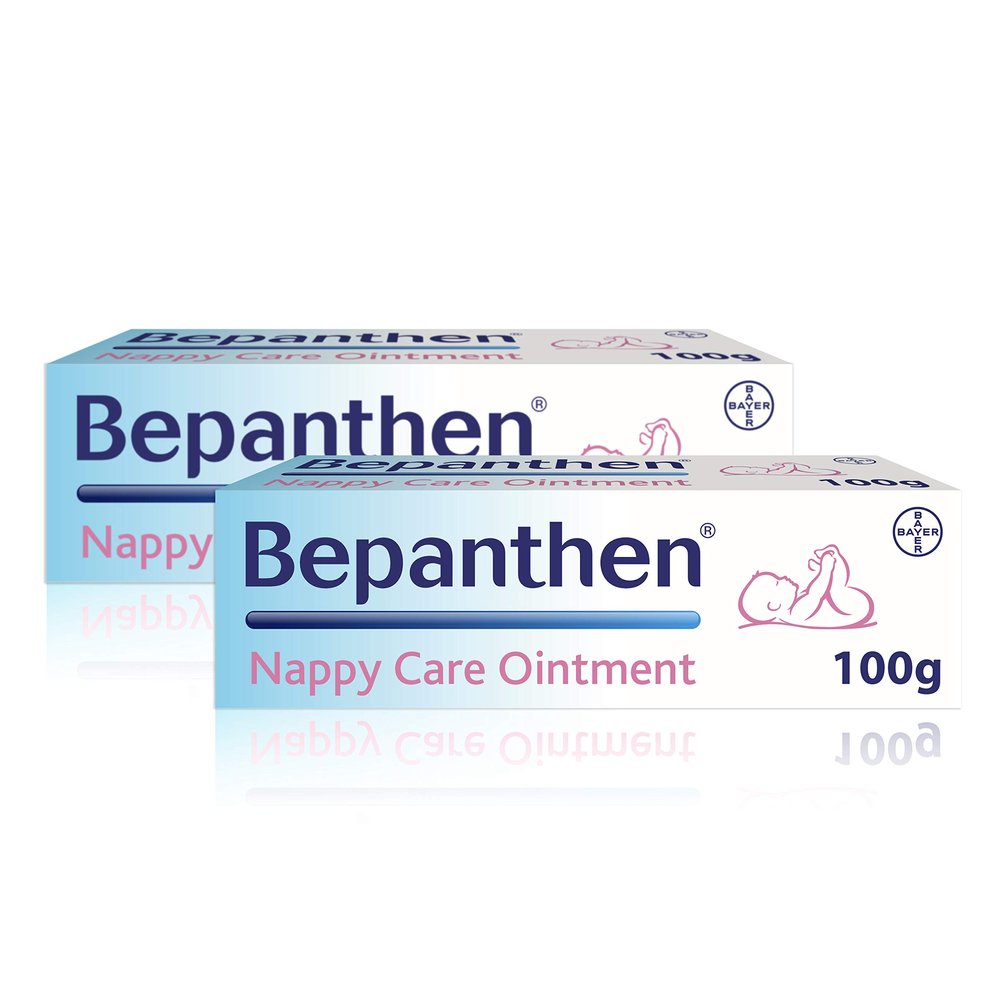 Bepanthen Diaper Care Ointment, 200 g (2 x 100 g)