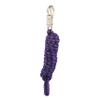 Pfiff 101933 Lead Rope, Braided, Panic Hook, Black-Purple, 210 cm view 1