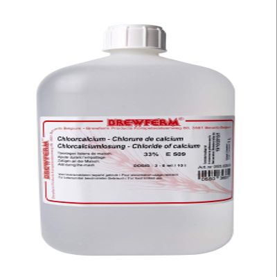 1 Liter Liquid Calcium Chloride 33% Solution - Brewing Salt - Make Cheese Yourself - Coagulant for Up to 5,000 Liters of Milk - Make Tofu Yourself