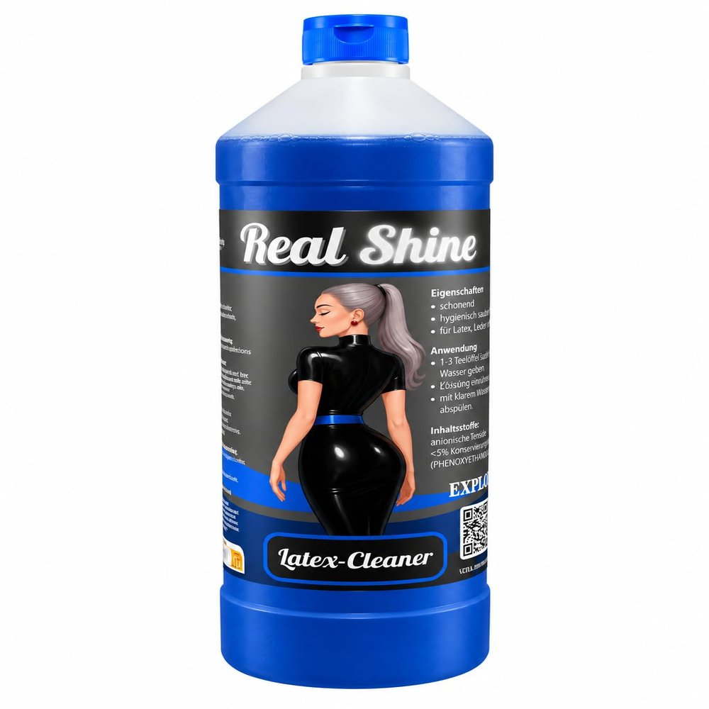 Optimal Products Special Latex Cleaner, 1 L – Vegan Latex Care Detergent with Shine
