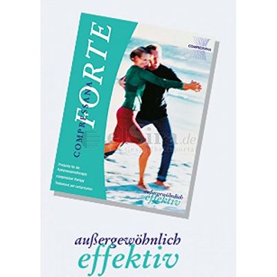 Compressana Forte Compression Class 1 AG Extra-Short Thigh-High Stockings, Skin-Tone, Open Toe, Size IV