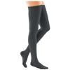 medi mediven forte Compression Class 2 Thigh-High Stocking, Multifunctional Grip Band, Regular, Open Toe, Black, Size IV view 1