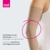 mediven harmony Compression Arm Sleeve with Hand Piece, CCL 1, Caramel, Size I, Elastic Two-Way Knit view 3