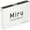 Miru 1month Menicon Monthly Soft Contact Lenses, 6 Pack, BC 8.60 mm, DIA 14.00 mm, -2.5 D view 2
