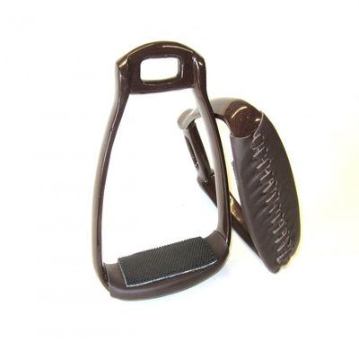 PS Horse Articles Aluminum Stirrup, Black