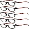 Eyekepper 5-Pack Classic Reading Glasses - Black Frame +1.25 view 1
