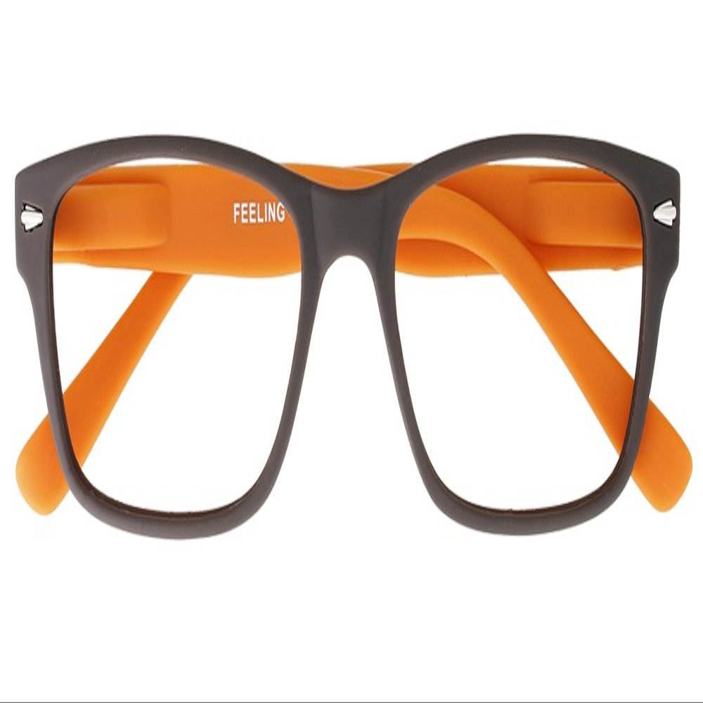 I NEED YOU FEELING Reading Glasses, +2.00 Diopters, Brown-Orange