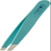 REMOS Mini Eyebrow Tweezers, Handmade Stainless Steel, Turquoise view 2