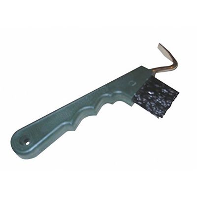 Hoof Scraper with Brush for Better Cleaning - Blue