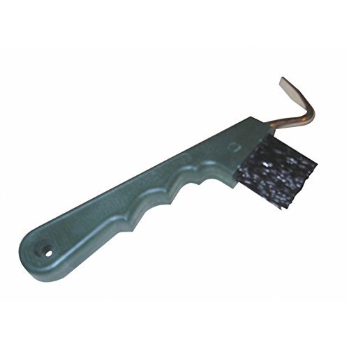 Hoof Scraper with Brush for Better Cleaning - Blue