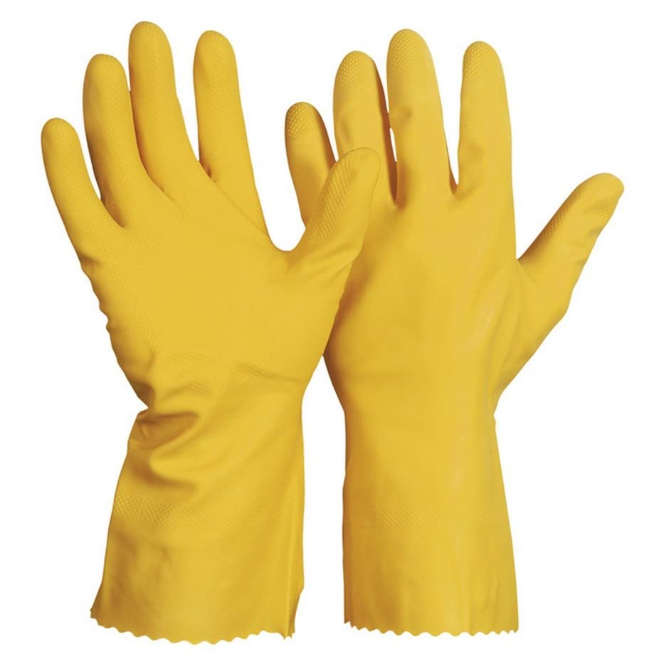 Household and Industrial Glove, Natural Latex, Size M