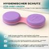 SPORTS WORLD VISION 1-Piece Purple Macaron Contact Lens Case view 3