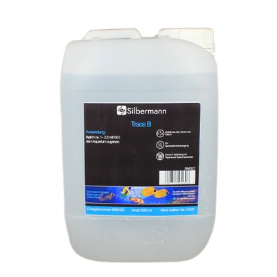 Silbermann Liquid Trace Elements B for Marine Aquariums, 5,000 ml