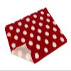 Vetbed Pet Bed, Non-Slip Base, Small, Red with White Dots view 1