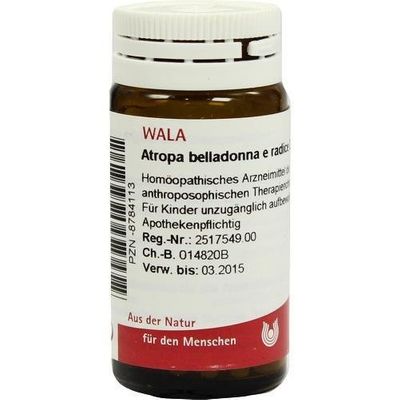 ATROPA Belladonna e Radix D 20 Globules, 20 g