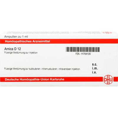 ARNICA D 12 Ampoules, 8 x 1 mL