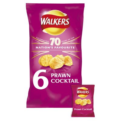 Walkers Prawn Cocktail 6-Pack / 12 x 6 x 25g