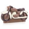 ChocoMotor II – Birthday Motorcycle Made of Milk Chocolate | Wooden Box with Birthday Ribbon | Gift for Motorcycle Lovers | Children | Adults | Men view 3