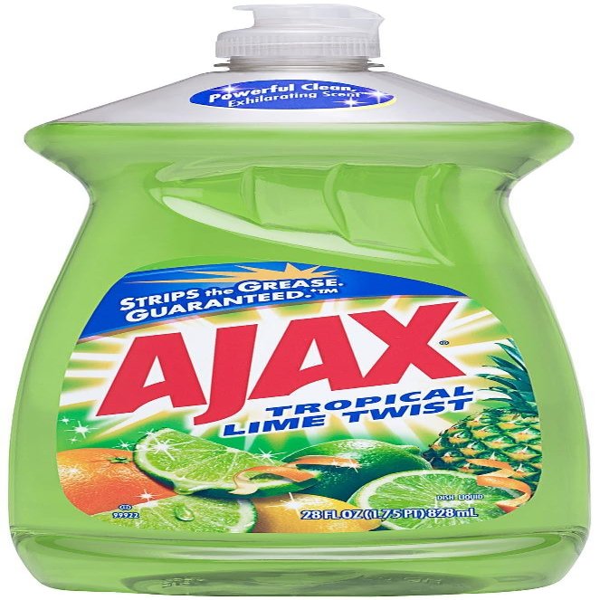 Ajax Dishwashing Liquid, Tropical Lime Twist, 28 Ounces