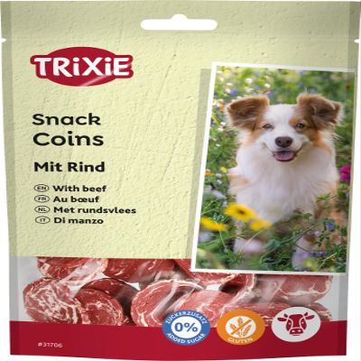 TRIXIE Beef Snack Coins - 100 g
