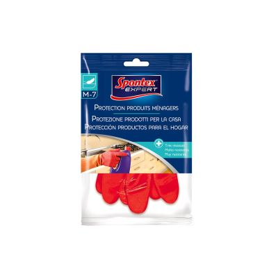 SPONTEX EXPERT Cleaning Sponge & Gloves, Cotton Flocked, See Description, 2