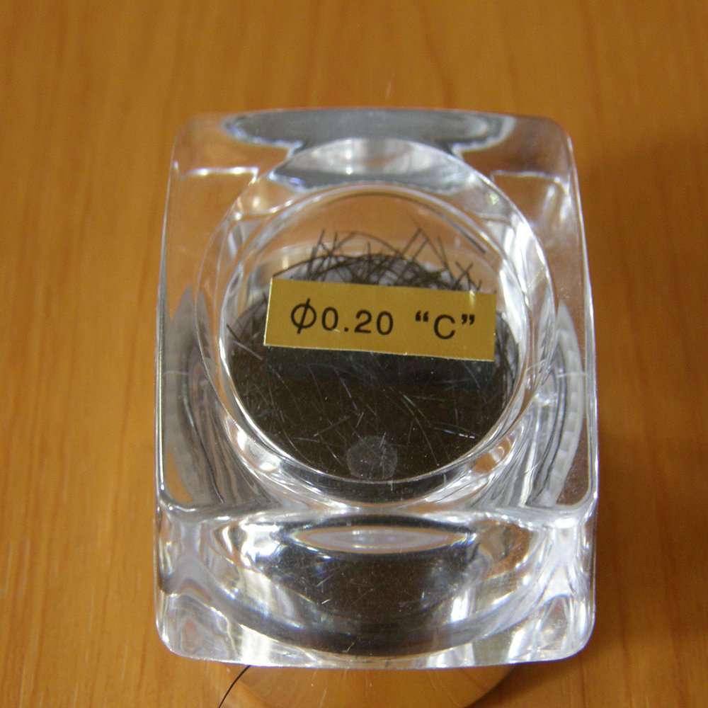 Silk Eyelashes, C Curl, 0.2 mm, 10 mm, for Eyelash Extensions