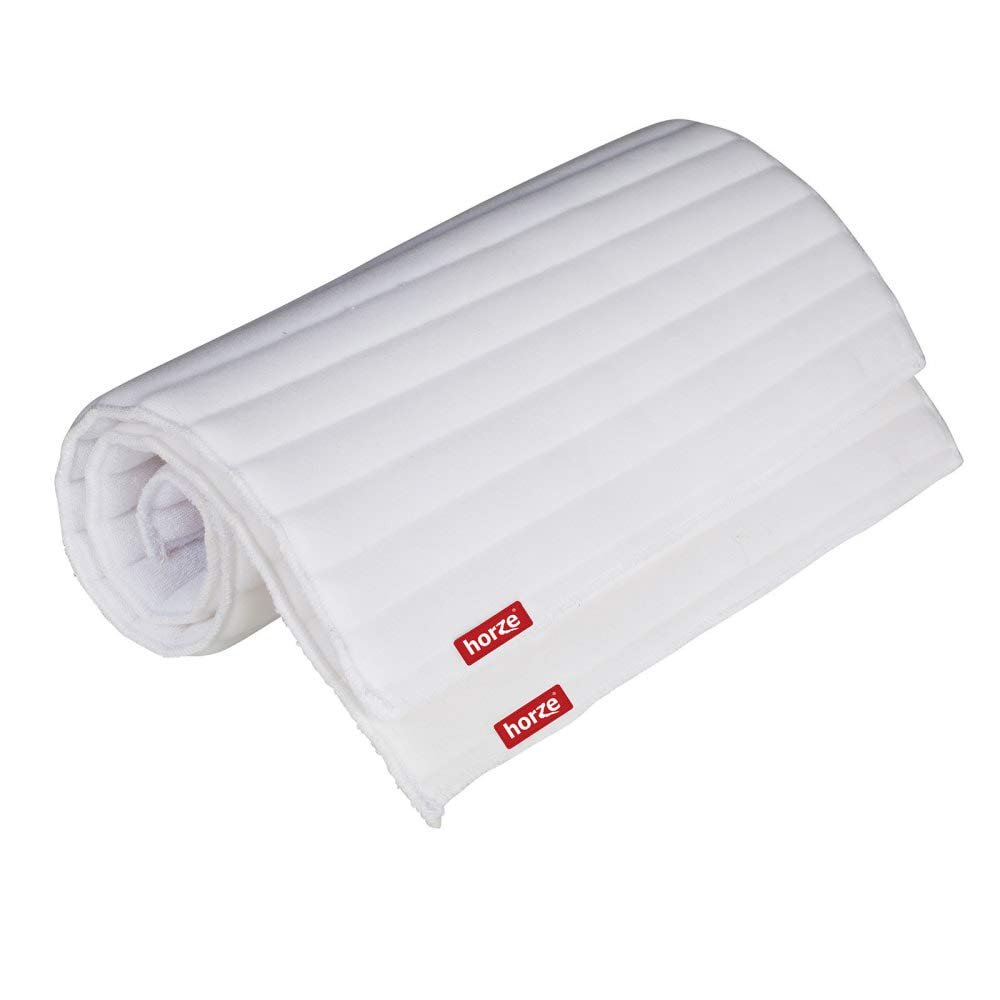 HORZE Hind Leg Bandage Pads, White, Pony