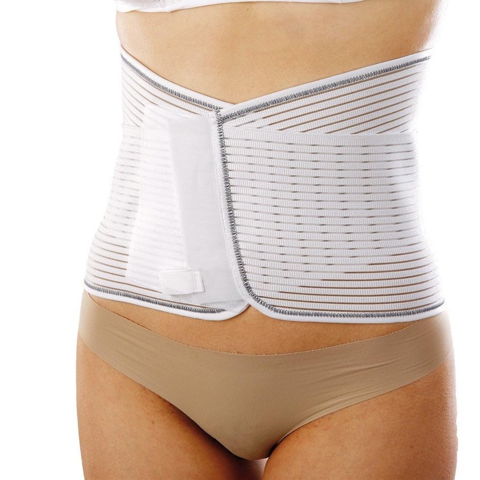 ORIONE Flexible Lumbar Support, White, Art. 3080, XXL, 105–114 cm