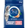 Purina ONE Sterilized Adult Cat Dry Food with Salmon view 1