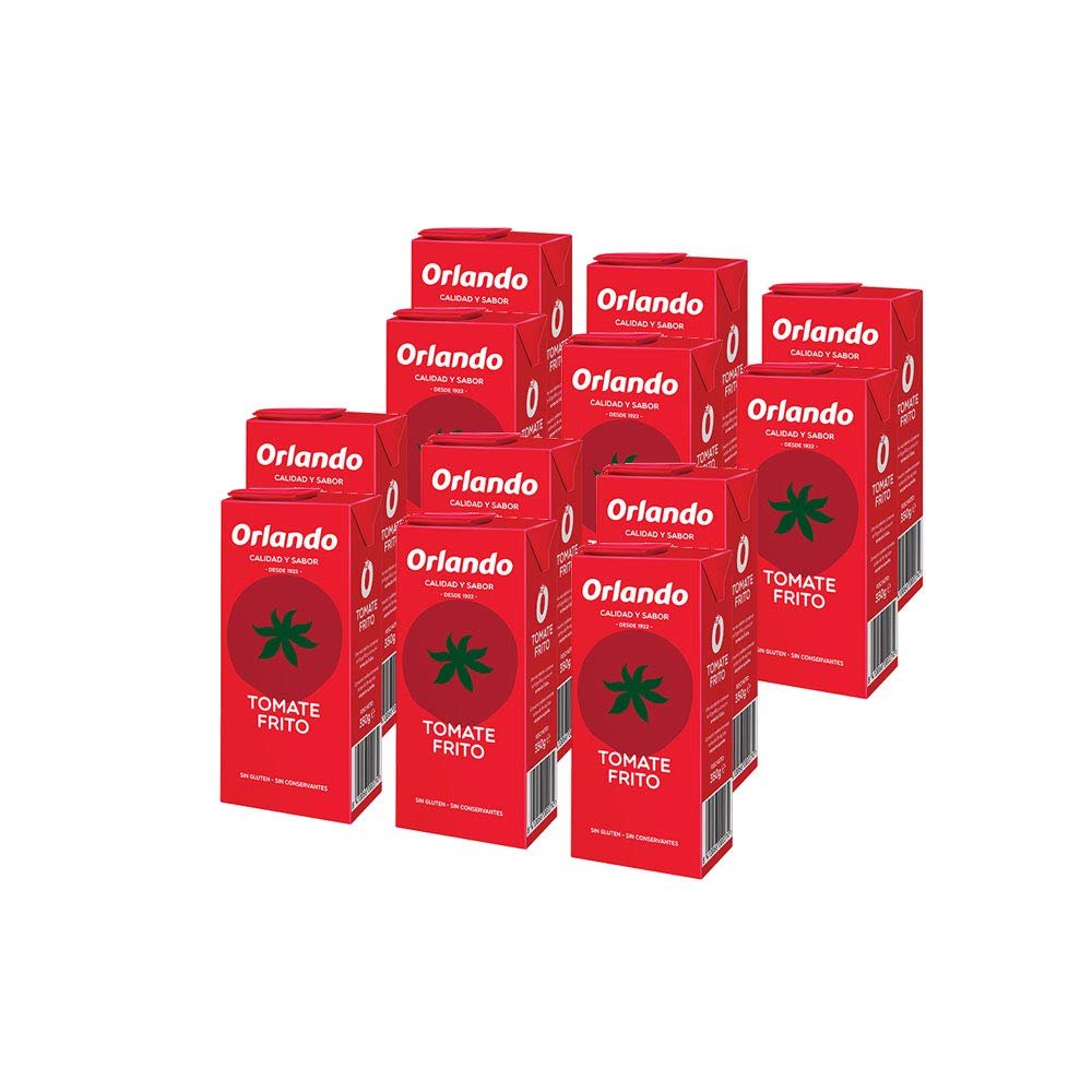 Orlando Tomate Frito Fried Tomato Sauce, 350 g (Pack of 12)