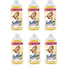 6-Pack Softlan Fabric Softener, 1 L, Vanilla & Orchid