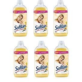 6-Pack Softlan Fabric Softener, 1 L, Vanilla & Orchid