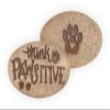 Angelstar 49725P Think Pawsitive Pocket Stone, 2" view 4