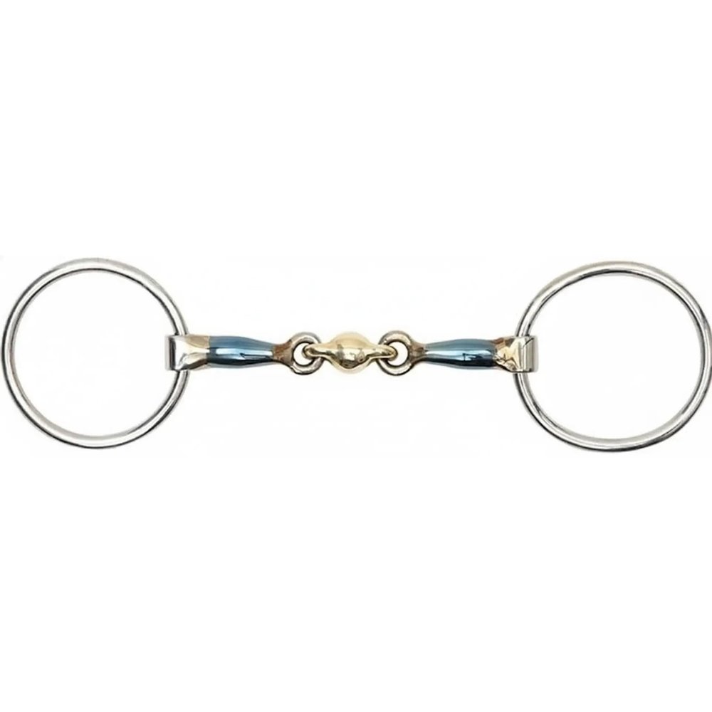 Shires Blue Sweet Iron Loose Ring Bit with Lozenge 5 1/2"