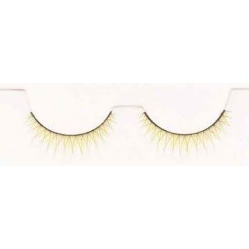 Rio Yellow False Eyelashes, 2 Pieces, with Collar