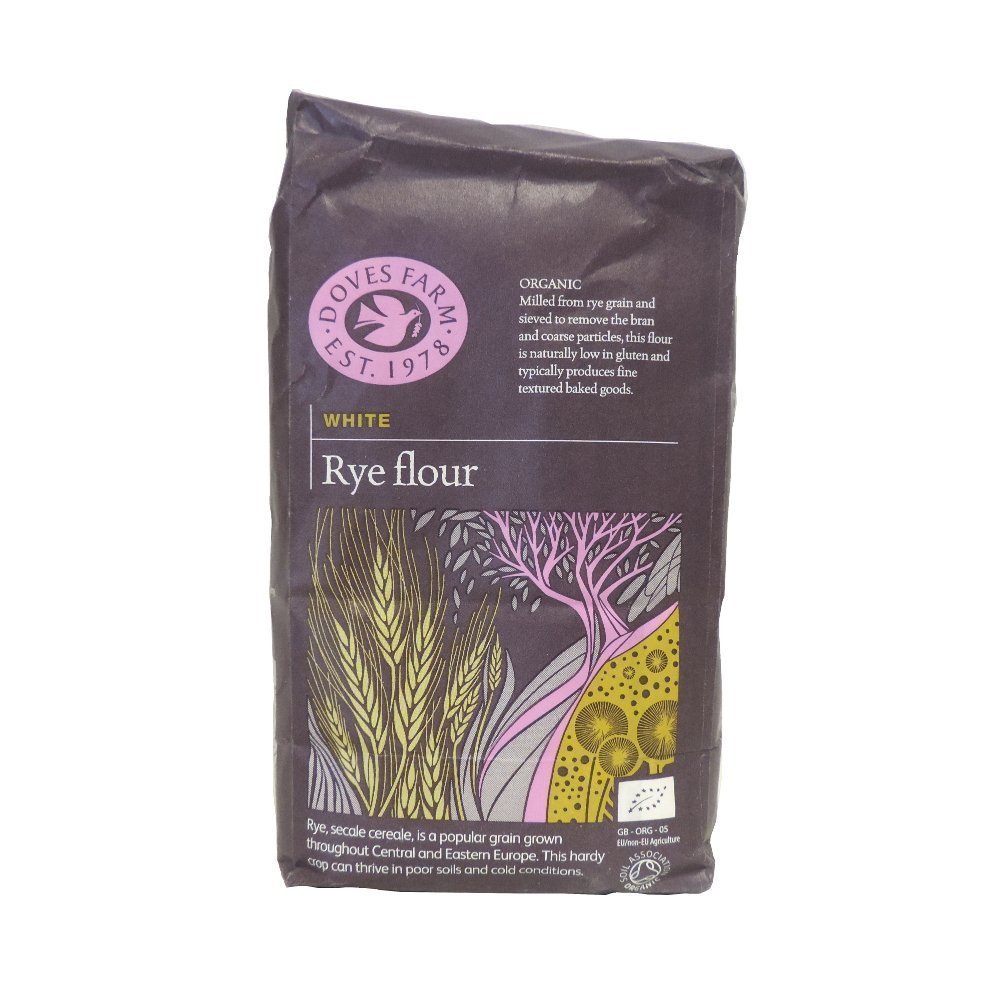 Organic White Rye Flour - 1 kg