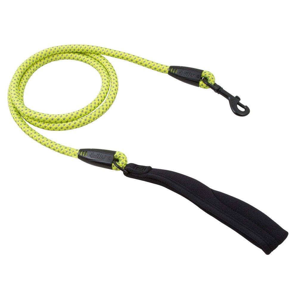 Hurtta Dazzle Rope Leash, Yellow, 120 x 11 mm