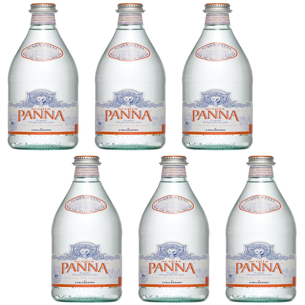 Acqua Panna Natural Spring Water, 75 cl, Glass Bottles, 6-Pack