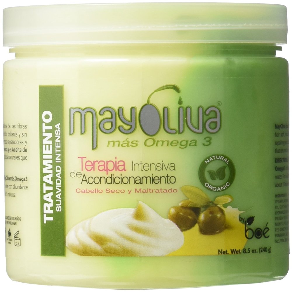 Mayoliva Hair Treatment 236.6 mL – Intensive Mayonnaise and Olive Oil Treatment