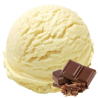 1 kg Stracciatella Cream-Flavored Ice Cream Powder, Vegan, Sugar-Free, Lactose-Free, Gluten-Free, Low-Fat