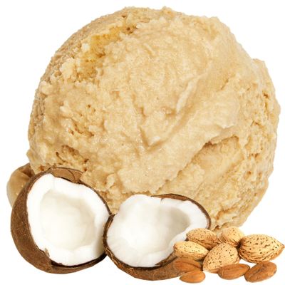 Coconut Almond-Flavored Ice Cream Powder, Vegan, Sugar-Free, Lactose-Free, Gluten-Free, Low-Fat, 1 kg