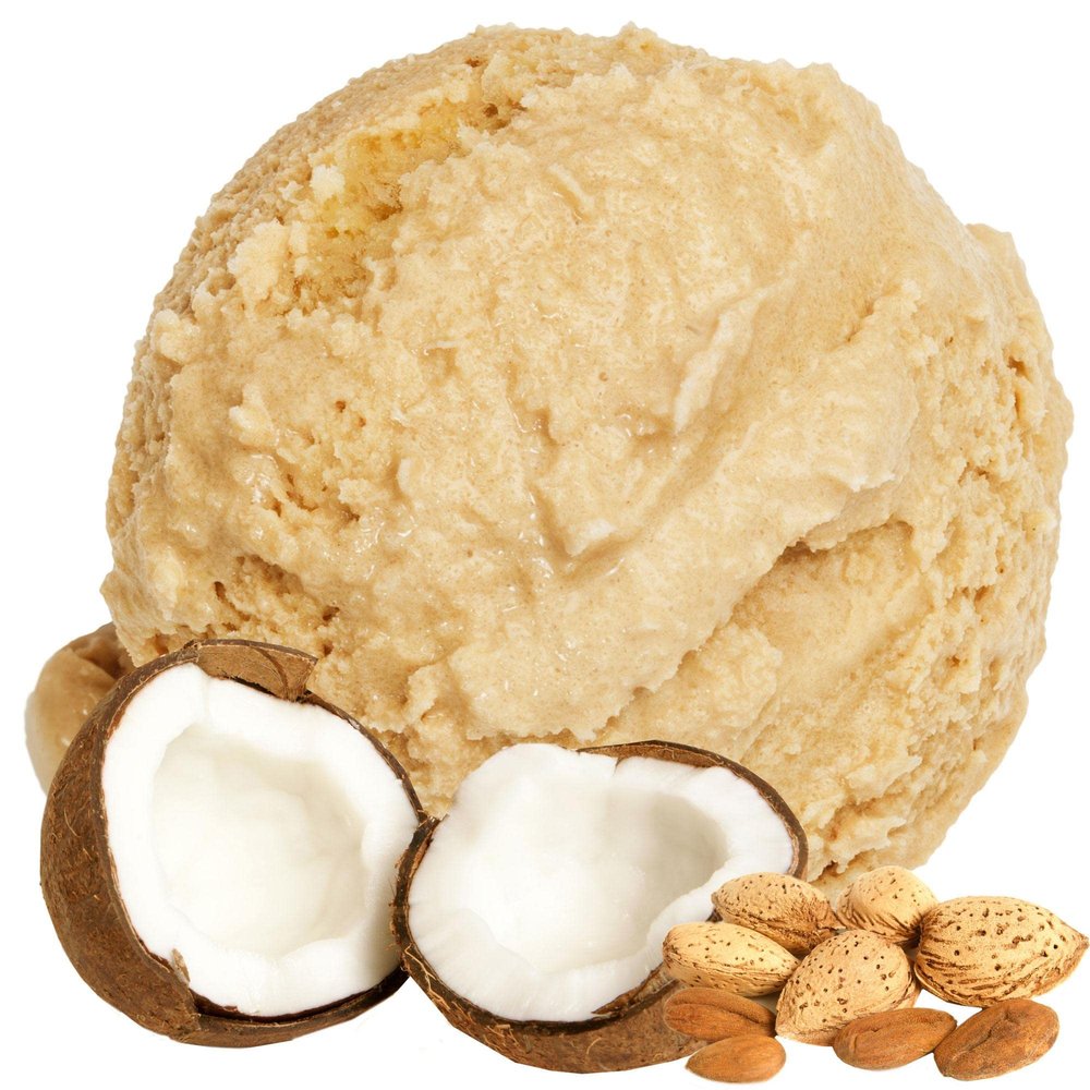 Coconut Almond-Flavored Ice Cream Powder, Vegan, Sugar-Free, Lactose-Free, Gluten-Free, Low-Fat, 1 kg