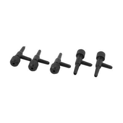 Sourcing Map 2-Way Aquarium Air Valve, 5-Piece Set for 3 mm CO2 Tubing