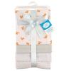 Luvable Friends Fox Flannel 4-Piece Receiving Blankets view 2