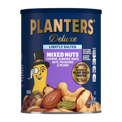 Planters Deluxe Mixed Nuts, Lightly Salted, 15.25 Ounce
