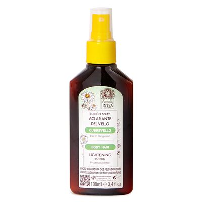 Camomila Intea Hair-Lightening Spray Lotion for Facial and Body Hair, 100 mL