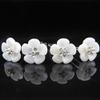 Miya 4-Piece Princess Mei Flower Hair Spirals with Pearl and Rhinestone Details view 3